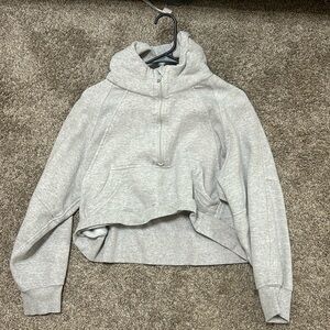 Really warm cropped scuba jacket